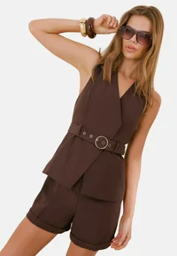 Friends Like These REGULAR FIT - BELTED 2IN1 TAILORED PLAYSUIT . - Combinaison