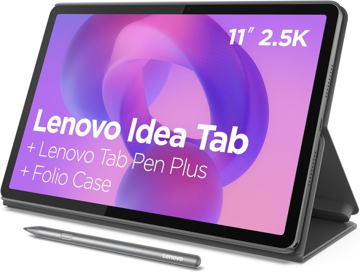 Lenovo Idea Tab - Tablette Tactile, IA intégrée 11'' 2.5K, 90Hz (MediaTek Dimensity 6300, 8Coeurs, RAM 8Go, UFS 2.2 128Go, Android 15