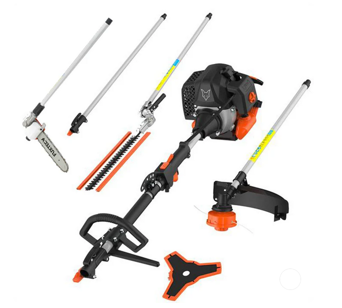 Débroussailleuse Ehermique 5 en 1 Multitool FUXTEC FX-MT252ER avec Elagueuse sur Perche Inclinable