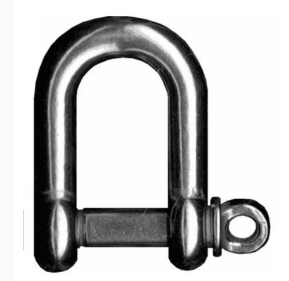 Bullivants Shackle - D-Type - 316 Stainless Steel - 6mm