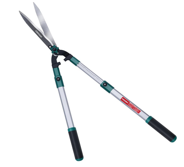 Cisaille Haie Telescopique 111CM, Lames en Acier Trempé, Lames de 214 MM