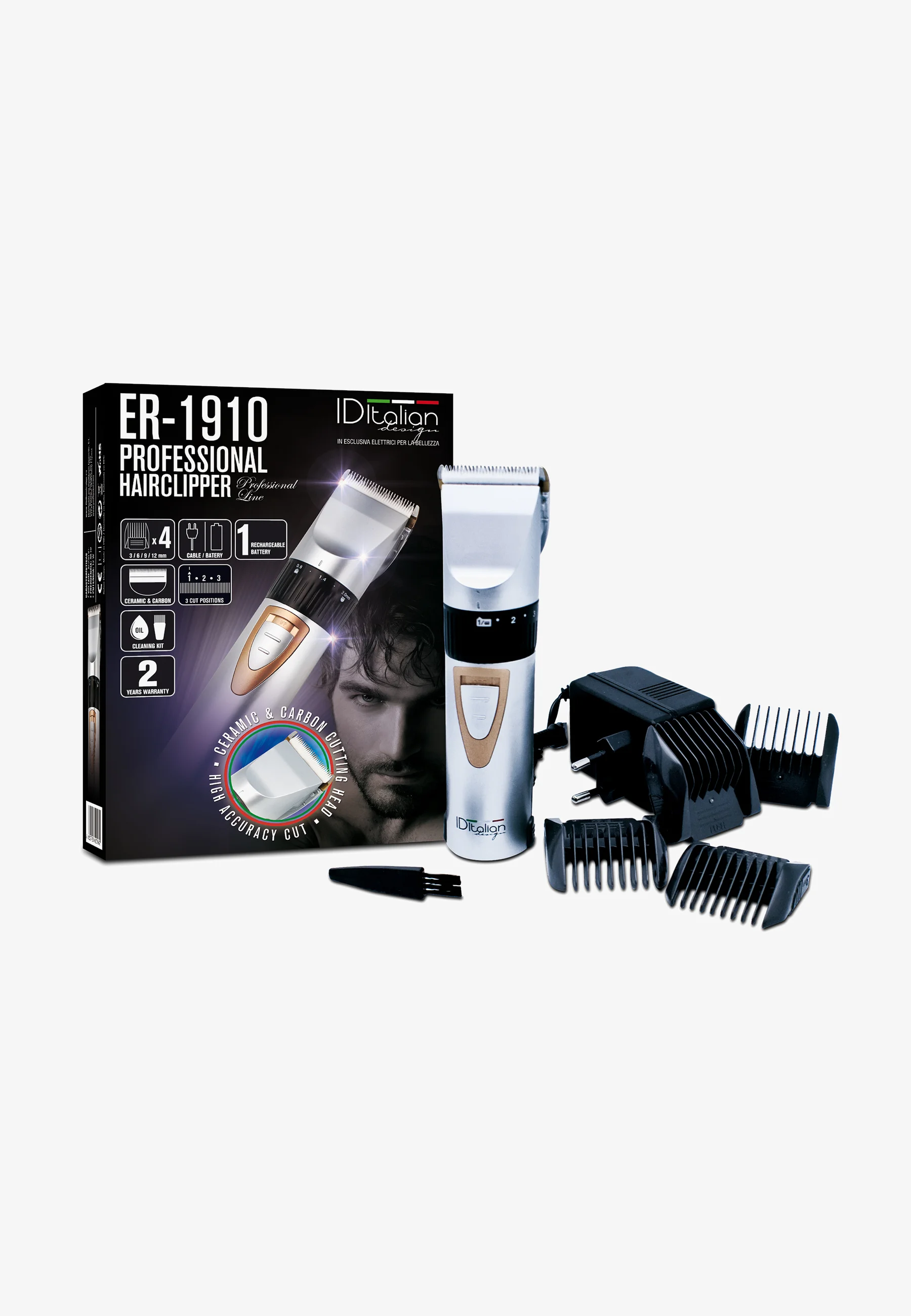 Accessoires d'épilation Italian Design ELECTRICAL ITEMS HAIR CLIPPER ER 1910