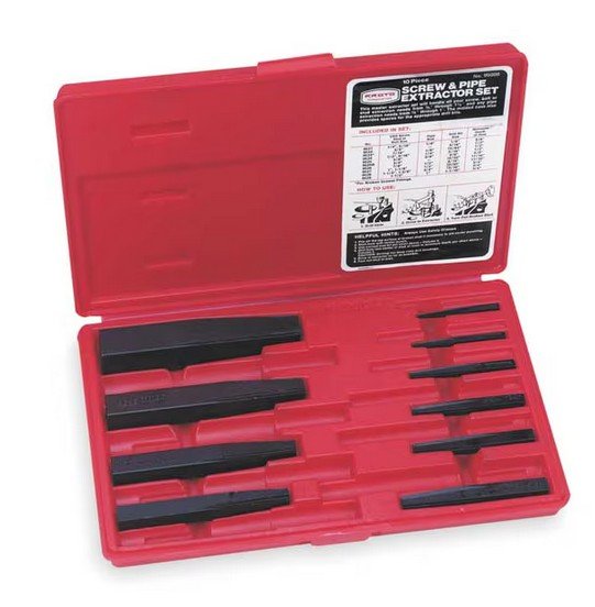 Screw Extractor SScrew Extractor Set, 1/8-1 In, 10 Pieceet, 1/8-1 In, 10 Piece
