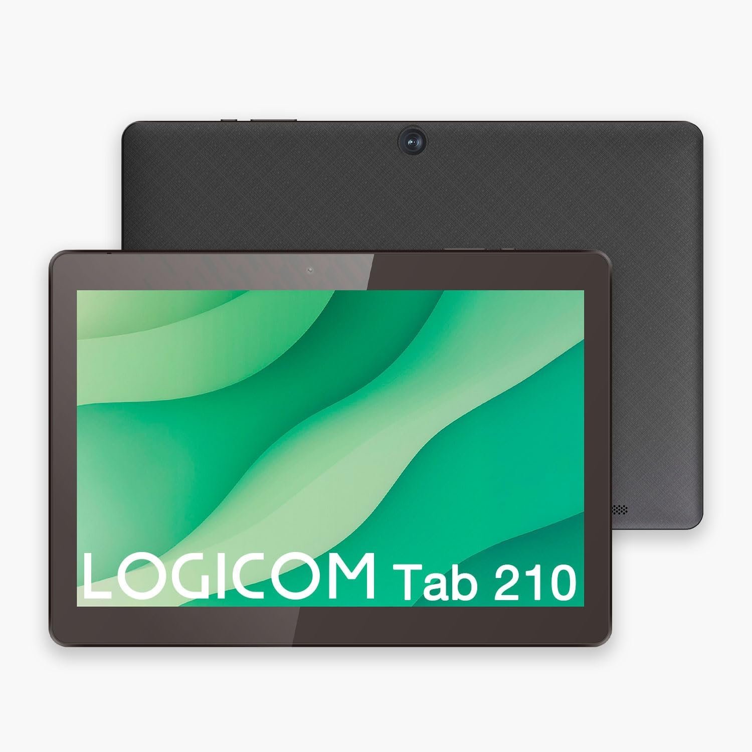 Logicom -Tab 210 - Tablette Android 15-10.1 Pouces - HD IPS - 4 Go RAM - 64 Go + 512 Go - WiFi 6 - Octa-Core - USB C - Caméras 5MP et 2MP - Batterie 5000mAh