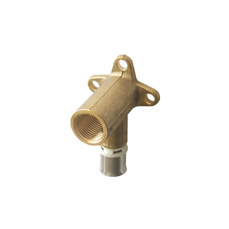 Raccord Coude à applique moyen/long de type radial pour tubes multicouches