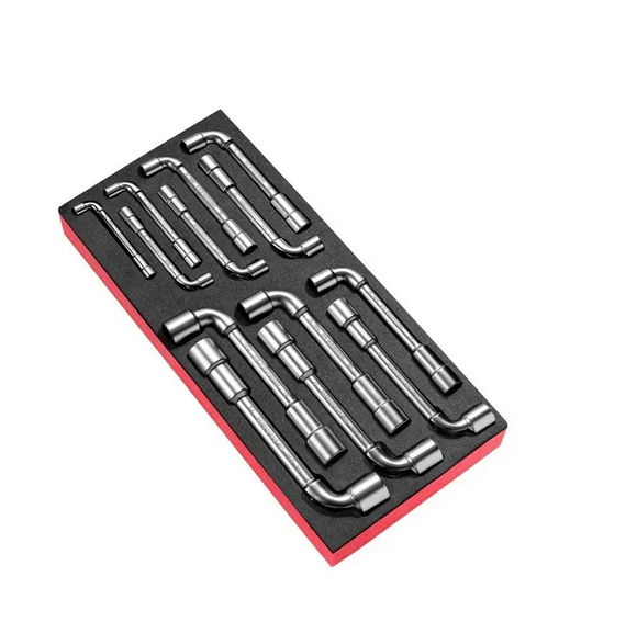 Module de Clé à Pipe Débouchées Métriques en Plateau Mousse - FACOM - Série 75 - 13 Pièces