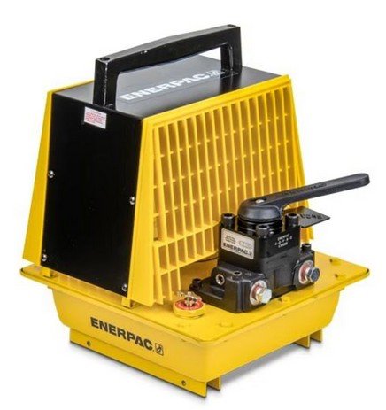 Enerpac PAM1041, Air Hydraulic Pump, 4/3 Manual Valve, 0.7 gallon Usable Oil, For use with Double-Acting Cylinders