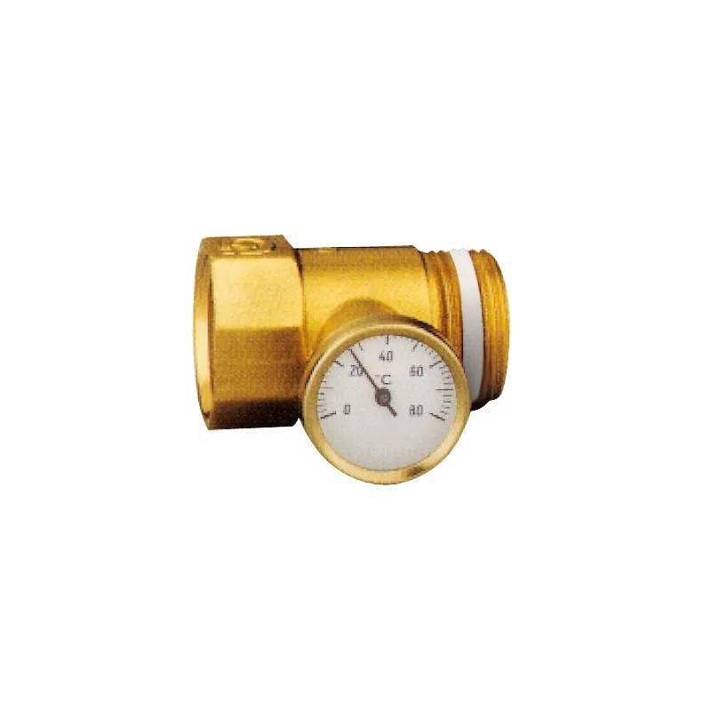 Porte-thermomètre pour entrée de collecteurs C+ laiton