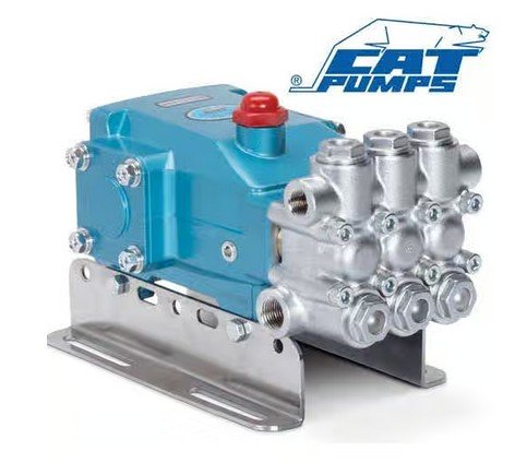 CAT Pumps 5CP2140W.3000 Plunger Pump with W770 Manifold and High-Temp Seals, 4.0 GPM, 2500 PSI, 1725 RPM