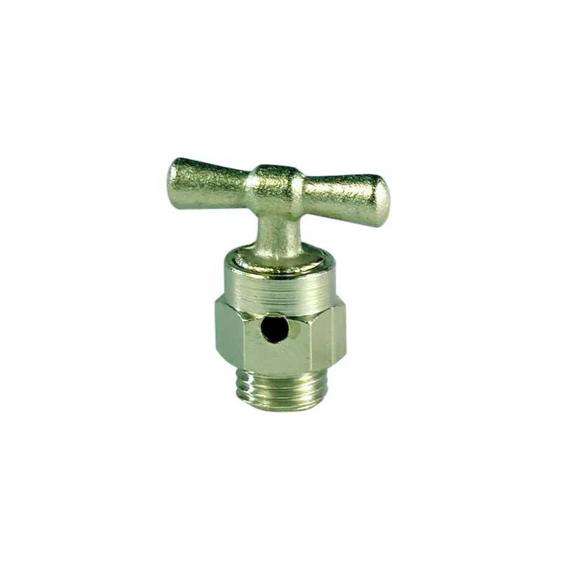 Purge laiton nickelé pour vanne à sphère à purge