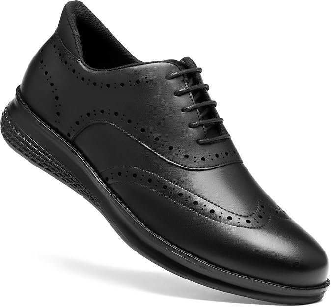 Chaussures Homme Business Casual Bruno Marc – Dress Sneakers Oxford Wingtip Confort Premium