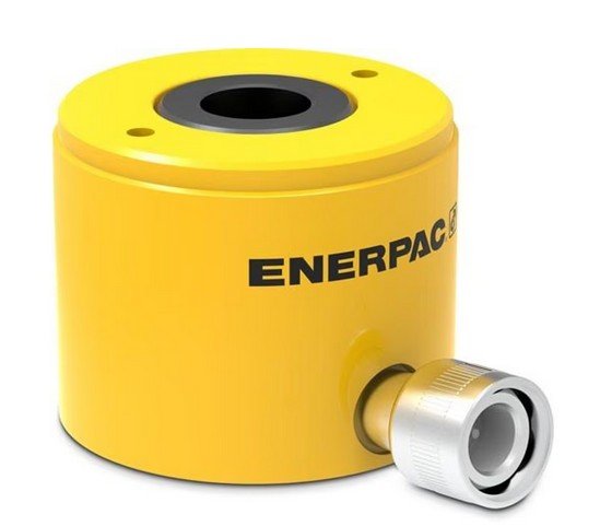 Enerpac RCH120, 13.8 ton Capacity, 0.31 in Stroke, Single-Acting, Hollow Plunger Hydraulic Cylinder