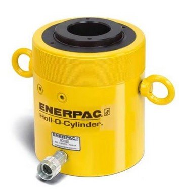 Enerpac RCH1211, 13.8 ton Capacity, 1.63 in Stroke, Single-Acting, Hollow Plunger Hydraulic Cylinder