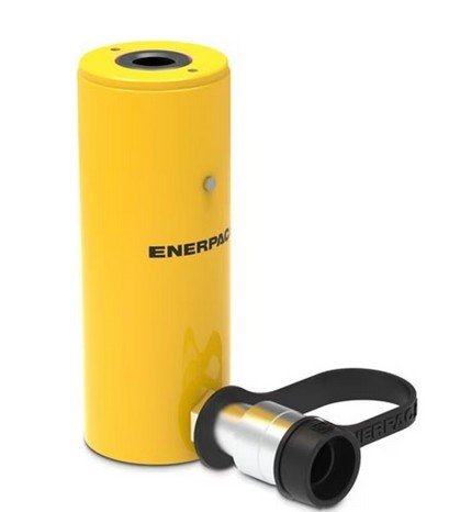 Enerpac RCH123, 13.8 ton Capacity, 3.00 in Stroke, Single-Acting, Hollow Plunger Hydraulic Cylinder