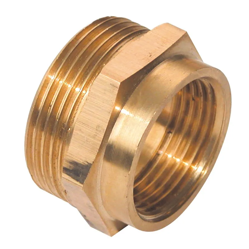 Raccord laiton à visser mamelon réduit à buté 243 G mâle-femelle 1/4" - 1/8"