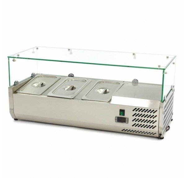 Saladette de comptoir réfrigérée 3 x 1/3 GN