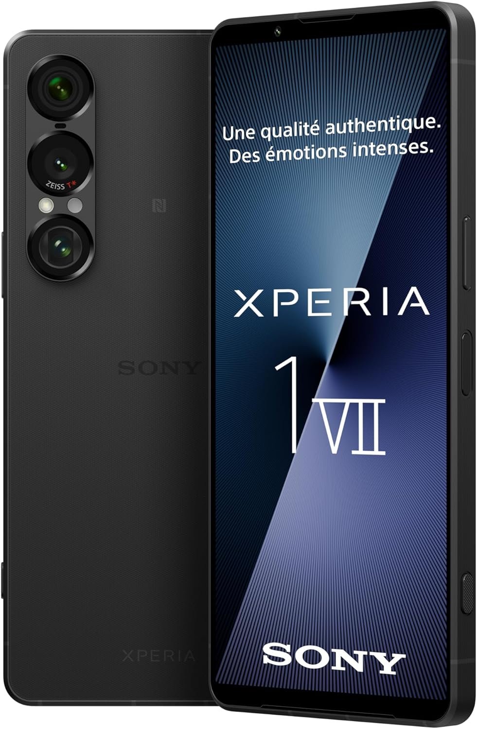 Sony Xperia 1 VII -6, 5" 19, 5:9 FHD+ HDR OLED 120 Hz, Triple Objectif Ultra Grand Angle, Android 15, Double SIM, Noir