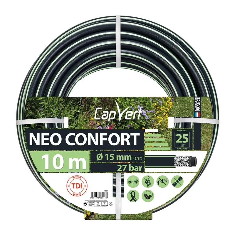 Tuyau d'arrosage - néo confort CapVert Tricoté 5 couches