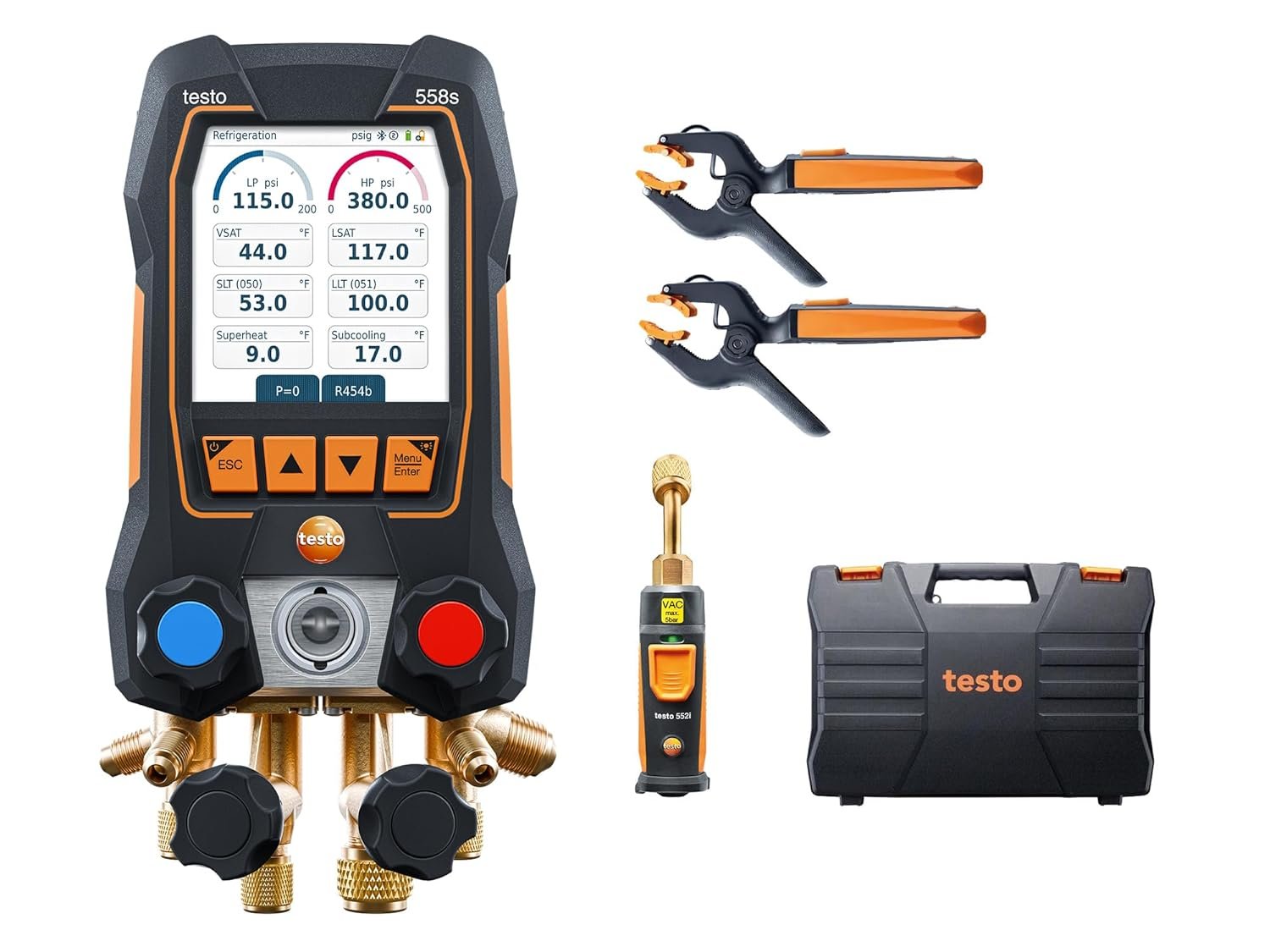 Kit d’aspirateur intelligent Testo 558s