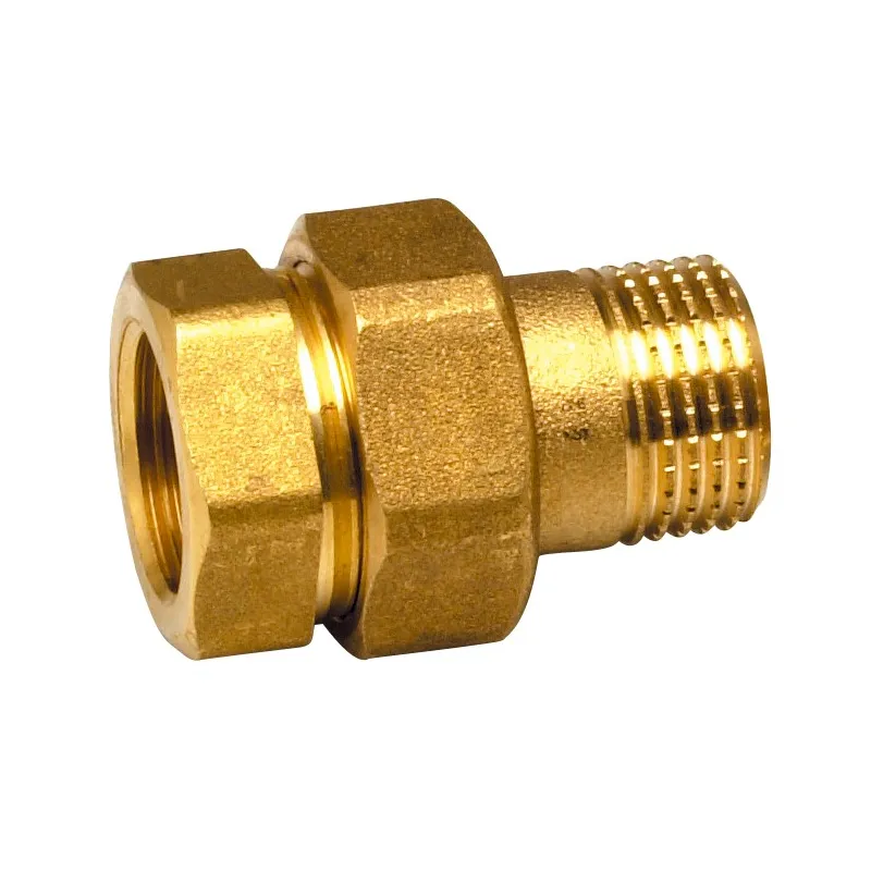 Raccord laiton à visser union étanchéité sphéro-conique 3/8"