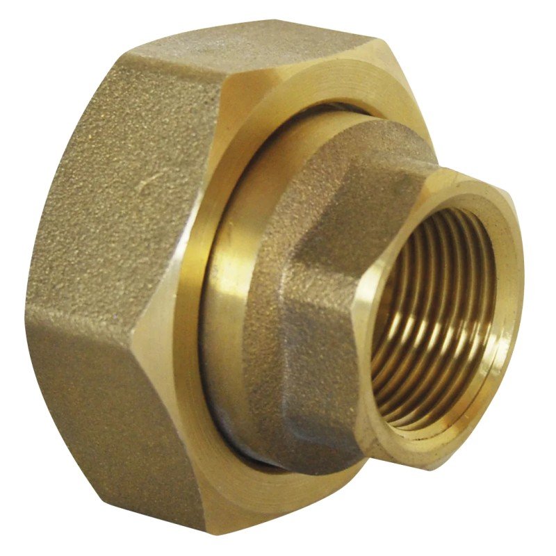 Raccord union à visser pour circulateur 1"1/2 laiton femelle 1/2" (15/21)
