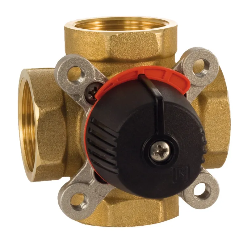 Vanne laiton 4 voies TERMOMIX 1/2"