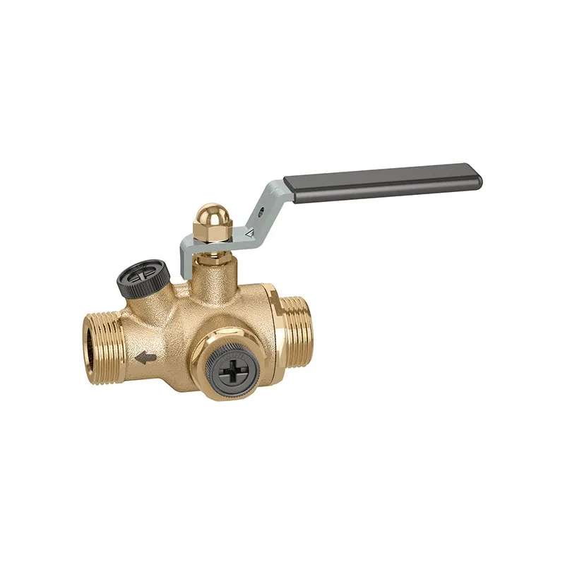 Ballstop vanne à sphère avec clapet anti retour extractible