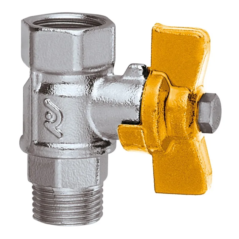 Vanne d’isolement à sphère pour purgeurs solaires 3/8" MF