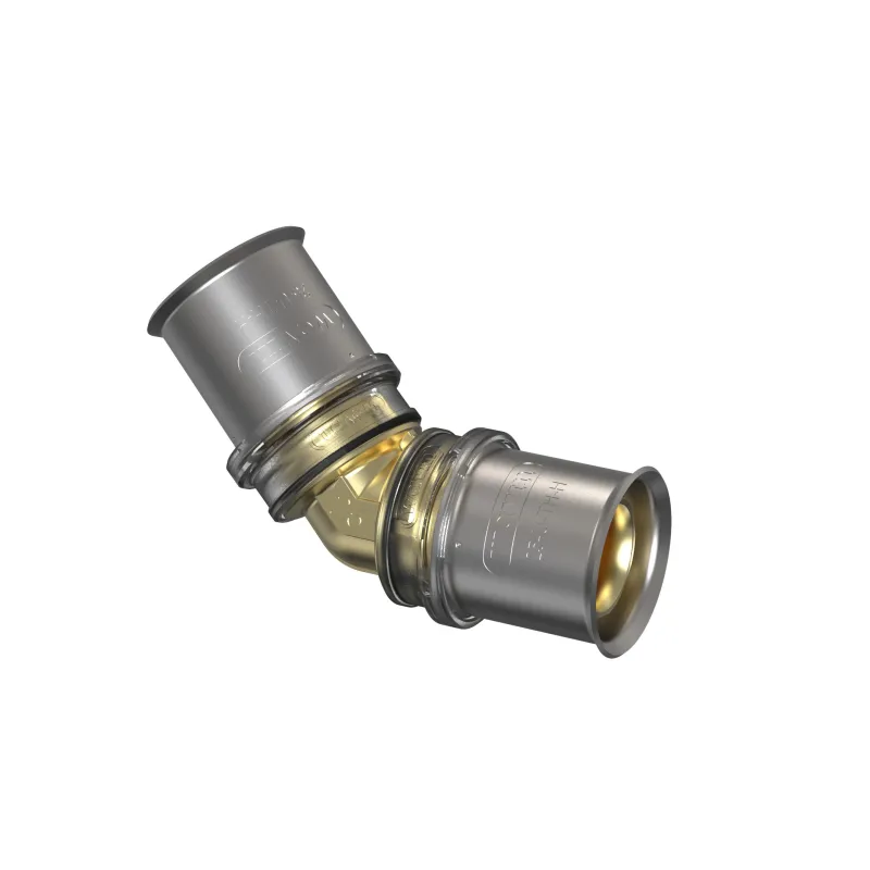 Raccord multicouche WAVIN Tigris M5 à sertir coude 45° ø 25