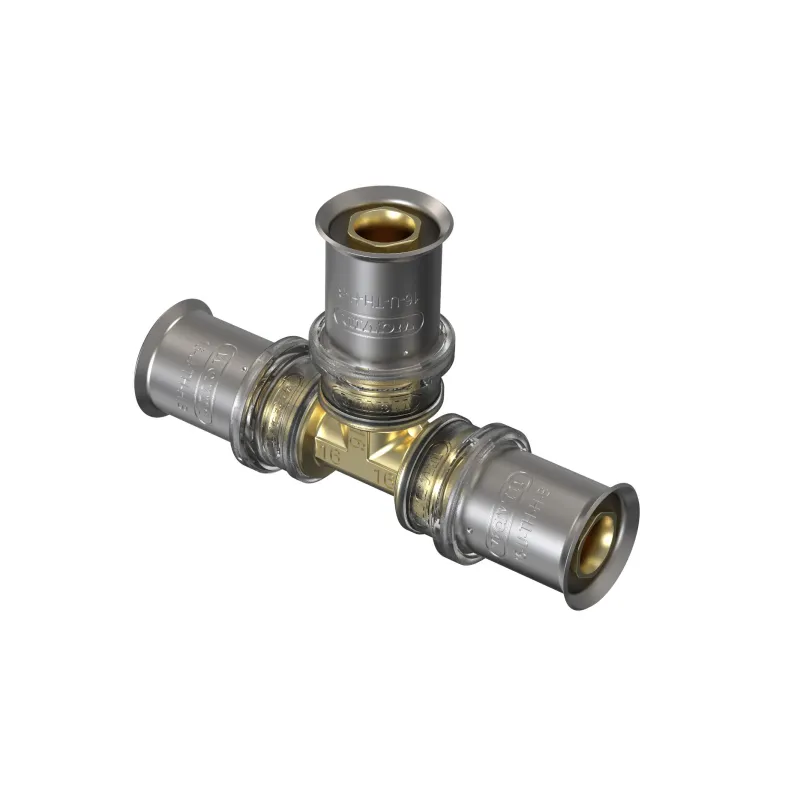 Raccord multicouche WAVIN Tigris M5 à sertir Té femelle ø 16