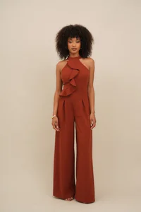 WAL G. PENELOPE FRILL - Combinaison - burnt orange