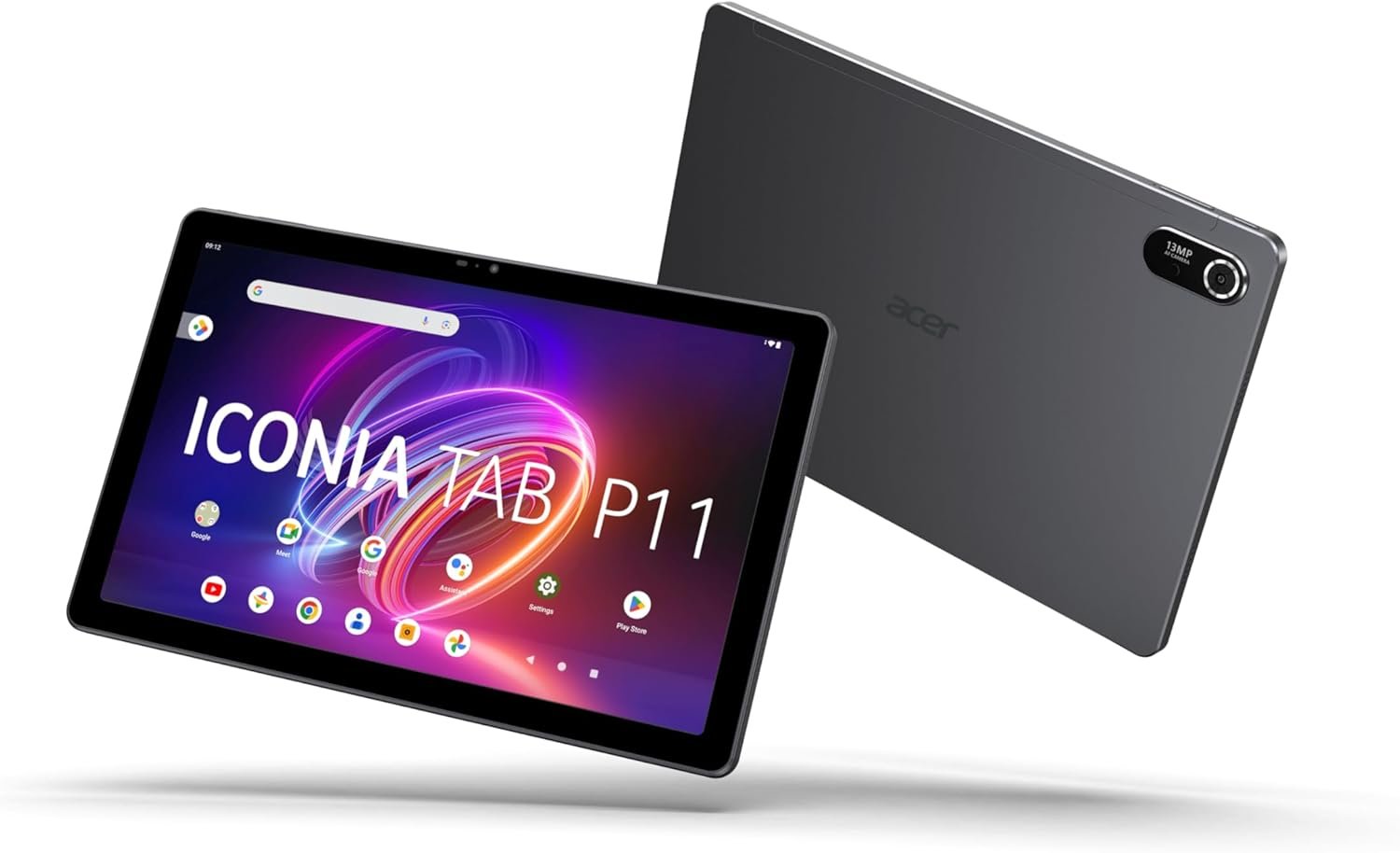 Acer Iconia Tab P11, Tablette Tactil 11'' 2K WUXGA IPS avec Portfolio Case (MediaTek MT8781, RAM 8 Go, SSD 128 Go Android 14