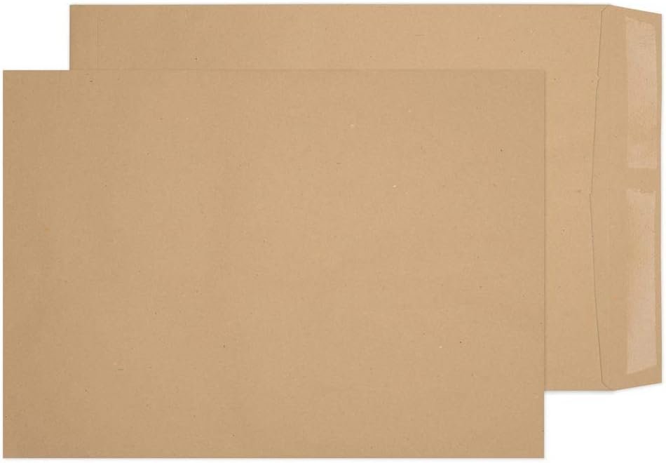 Blake Everyday | enveloppe C3 (45 x 32.4cm) | lot de 125 unités | 115 GSM | enveloppes kraft manille gommées enveloppe, Modèle 12872