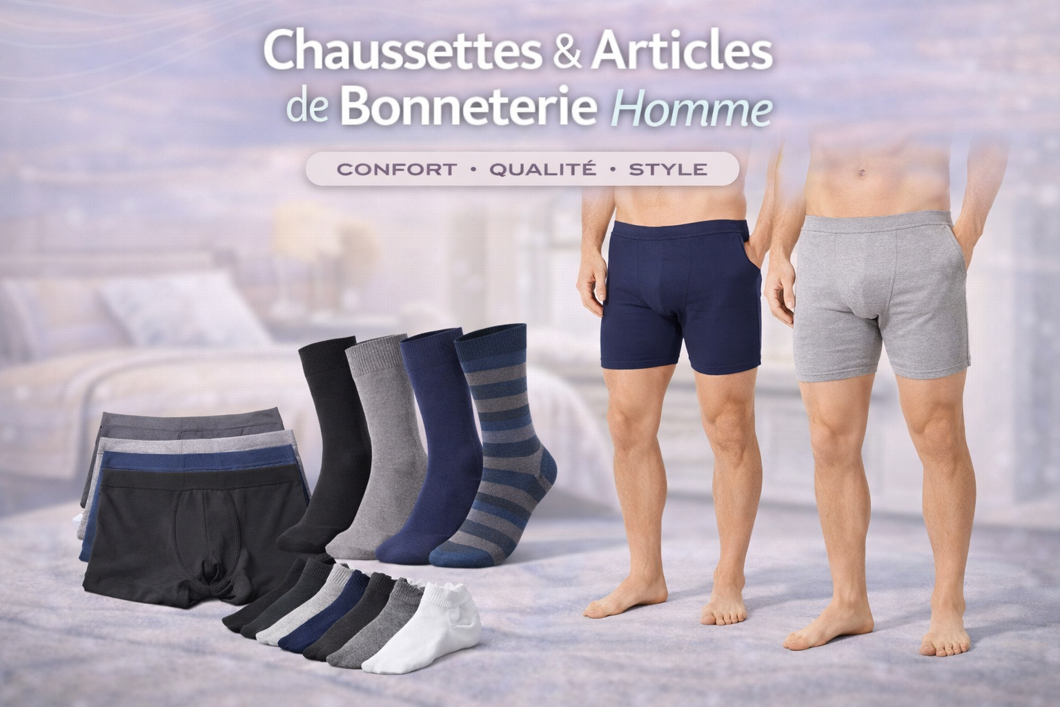 Chaussettes & Articles de Bonneterie Homme