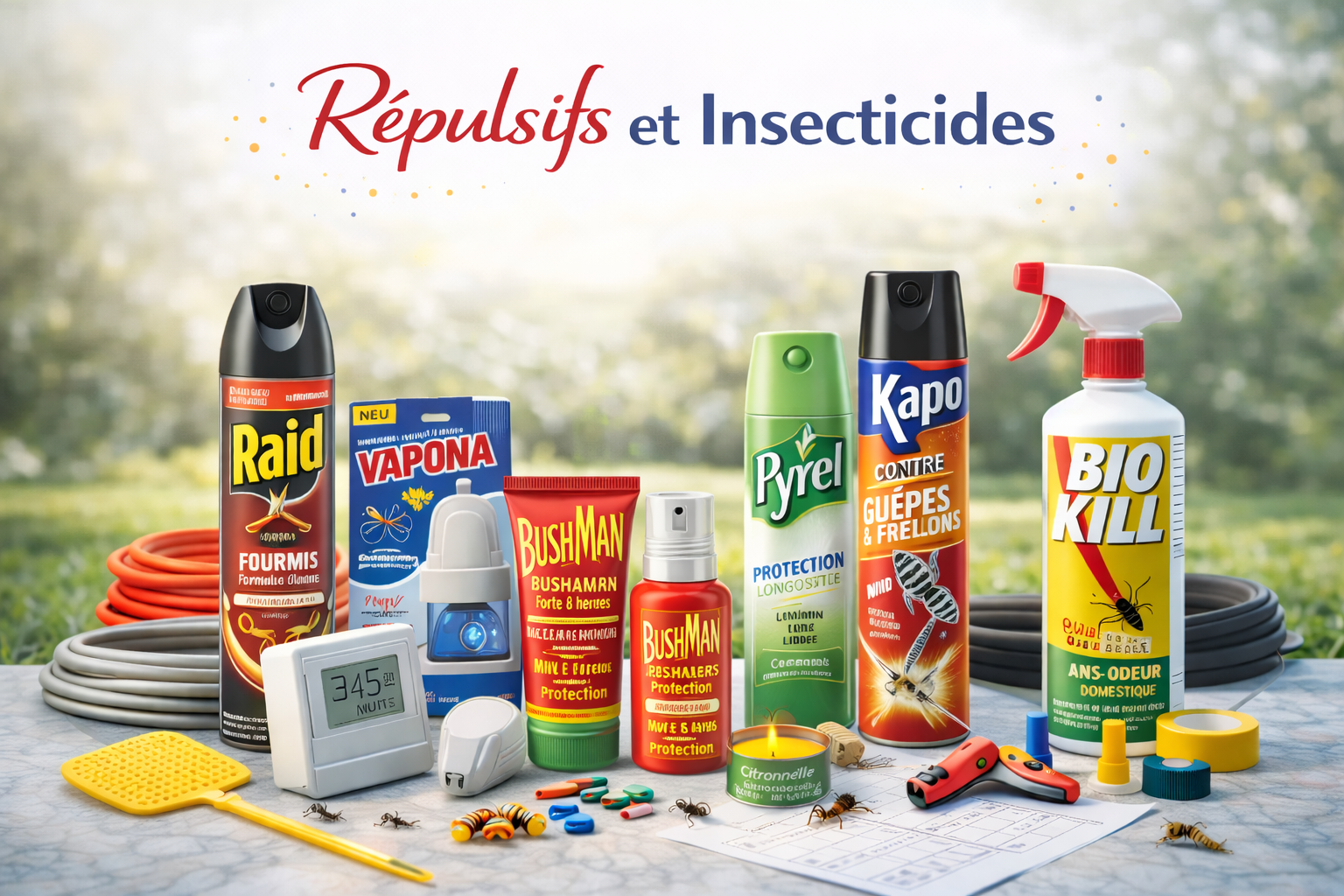 Répulsifs et Insecticides