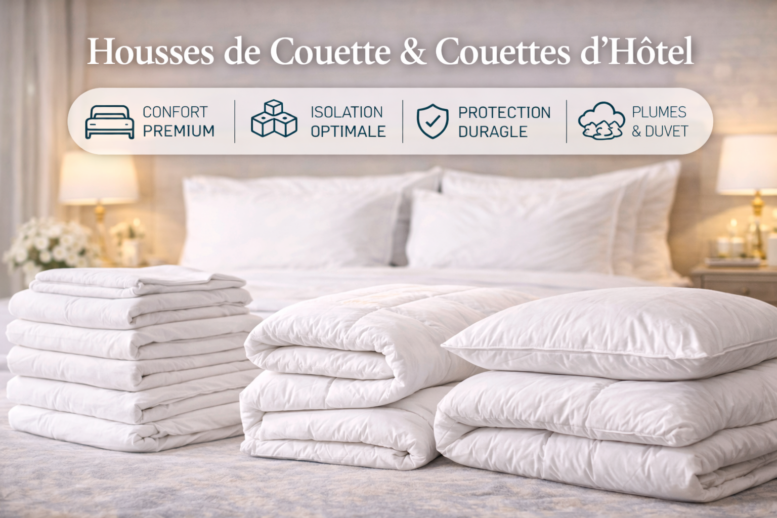 Housses de Couette & Couettes d’Hôtel  