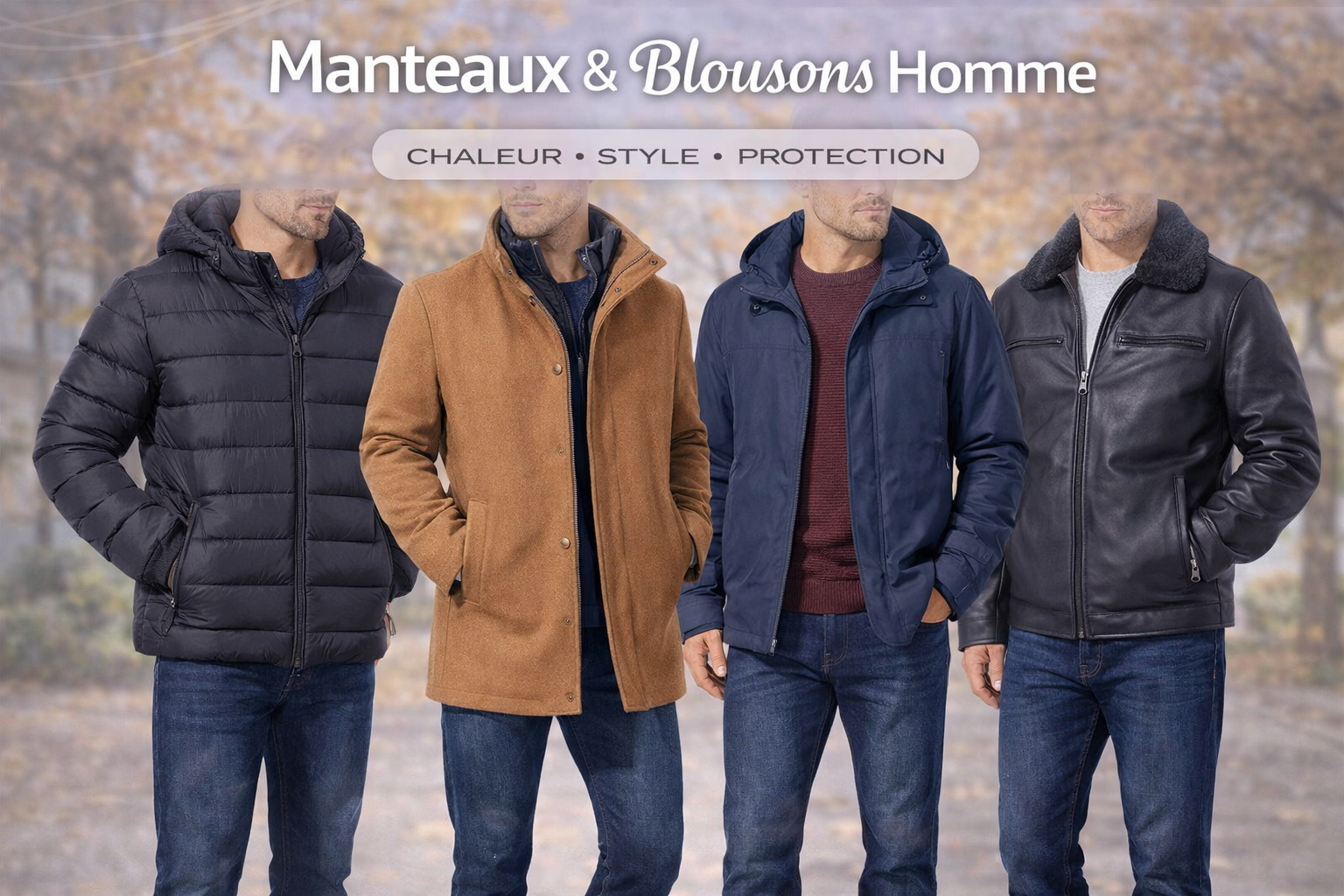 Manteaux & Blousons Homme