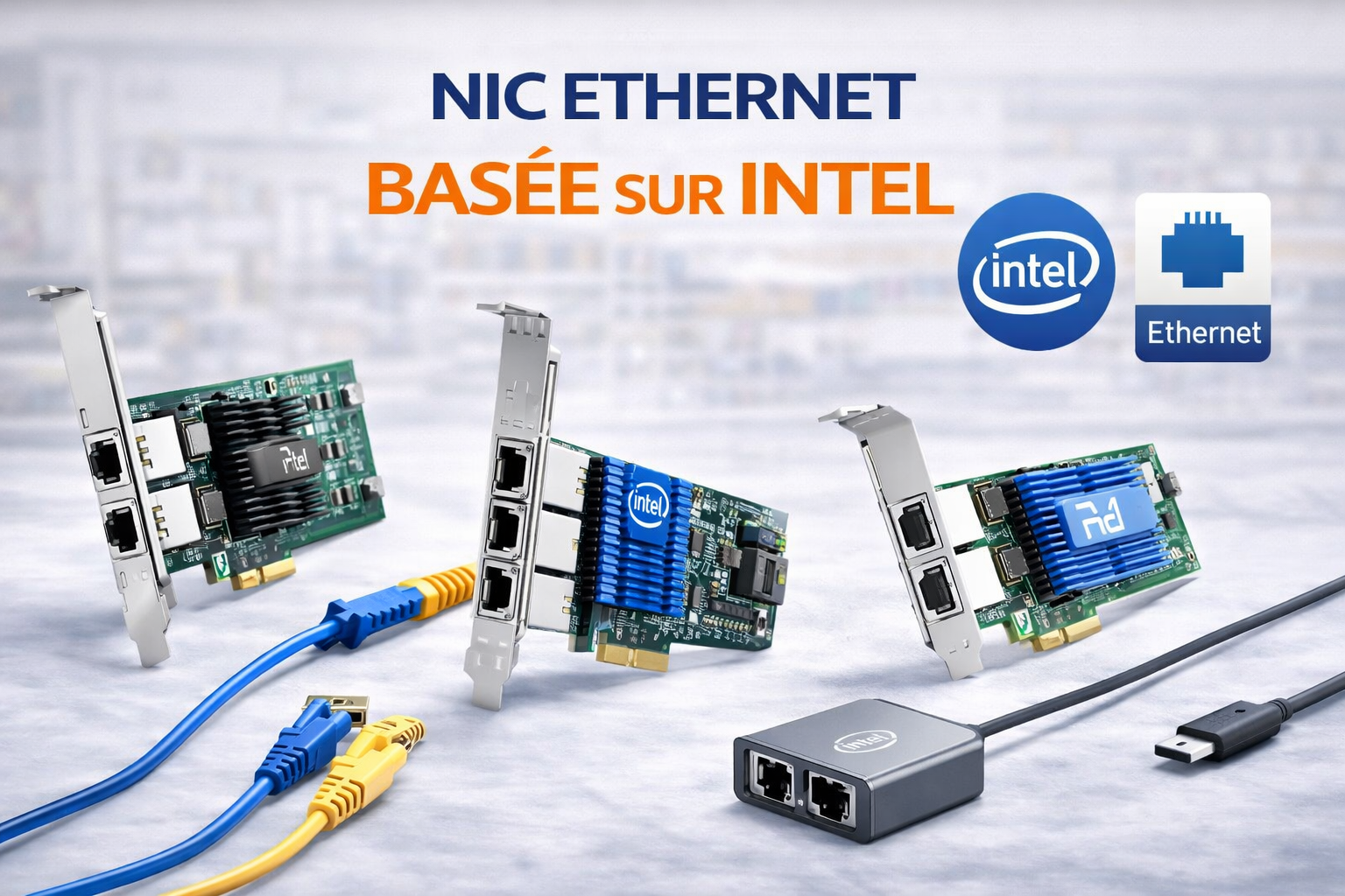 NIC Ethernet basée sur Intel®Intel