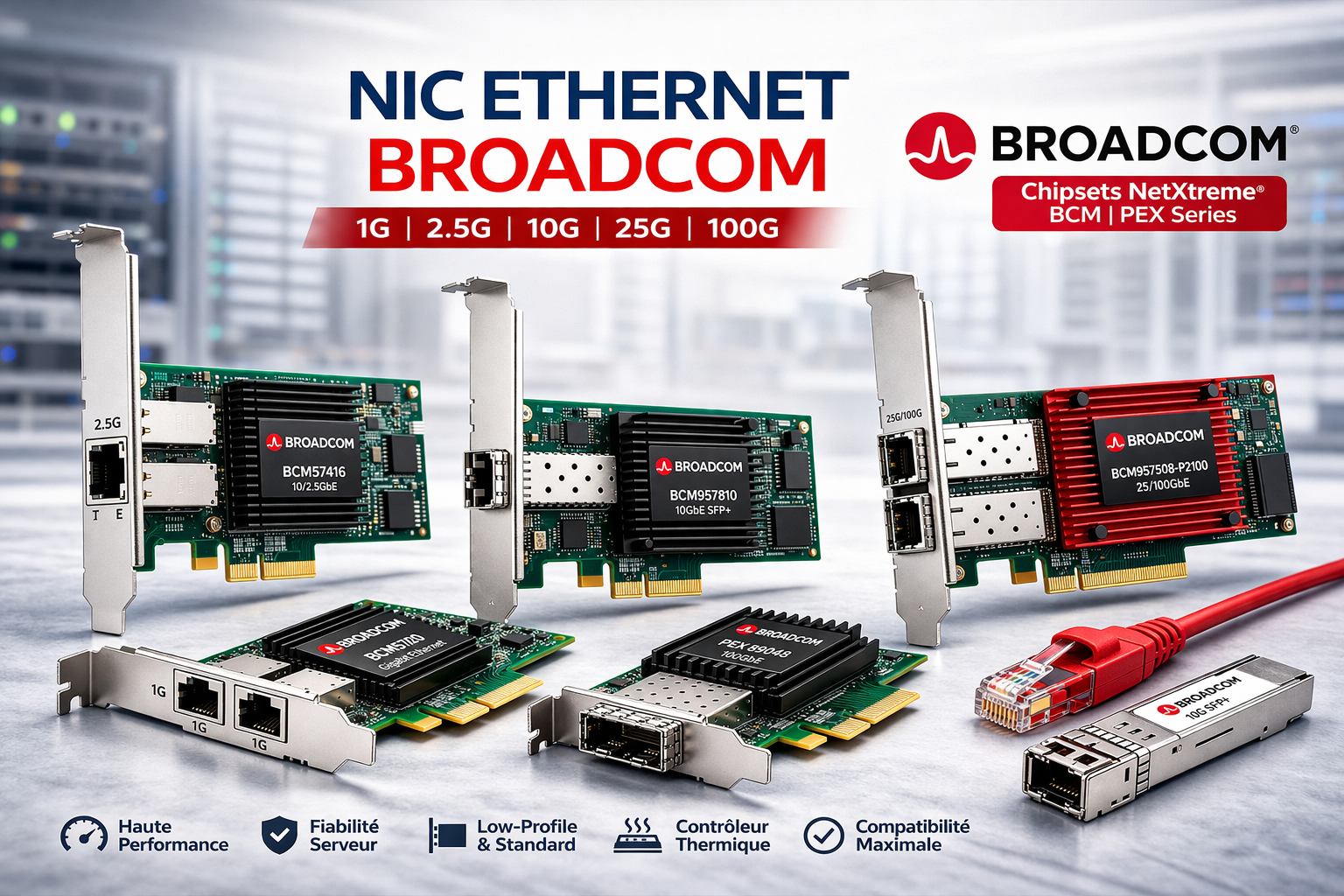 NIC Ethernet Broadcom®