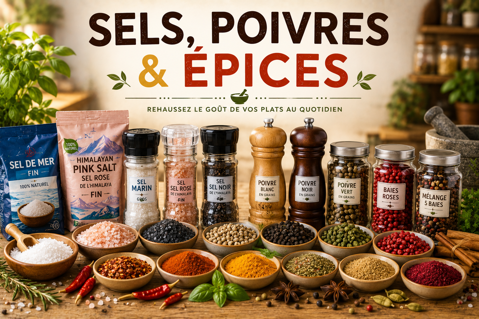 Sels, Poivres & Épices